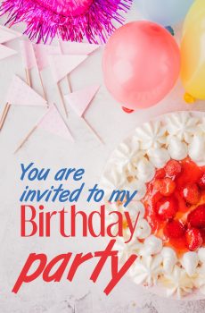 Birthday Party Invitation Card